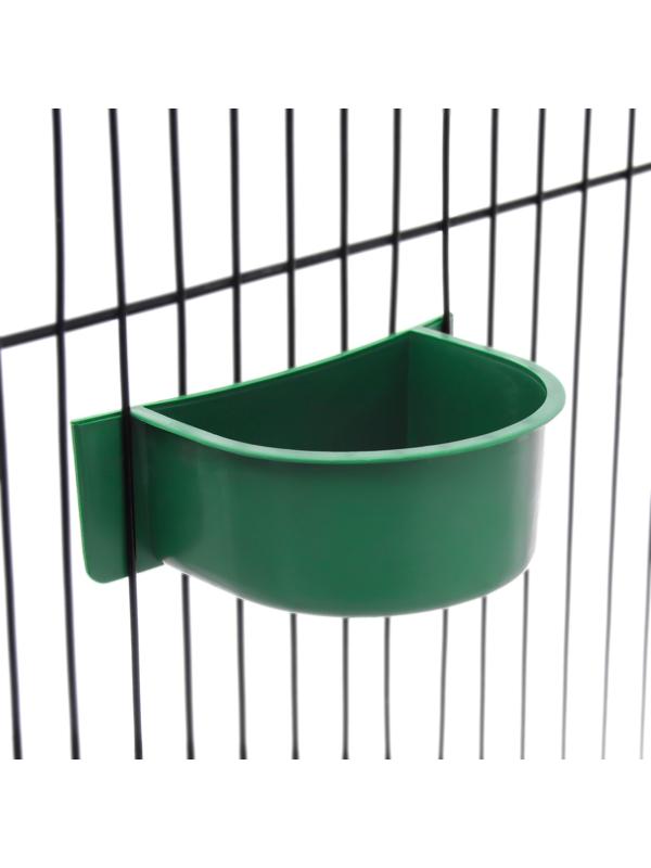 Кормушка для птиц 10,6 х 8,3 х 3,6 см, зeлёная