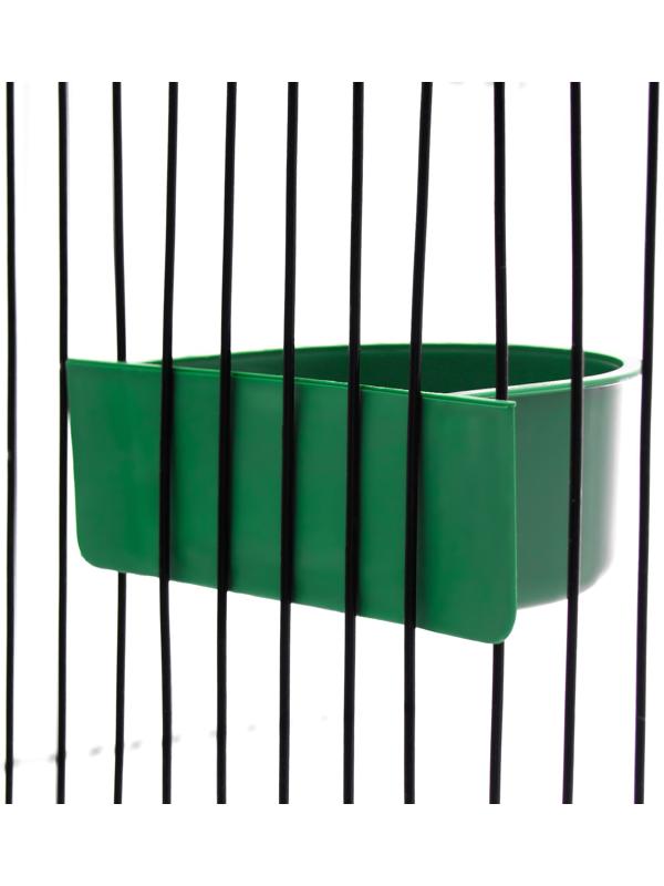 Кормушка для птиц 10,6 х 8,3 х 3,6 см, зeлёная