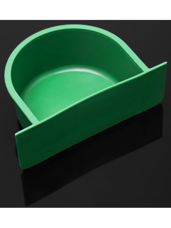 Кормушка для птиц 10,6 х 8,3 х 3,6 см, зeлёная