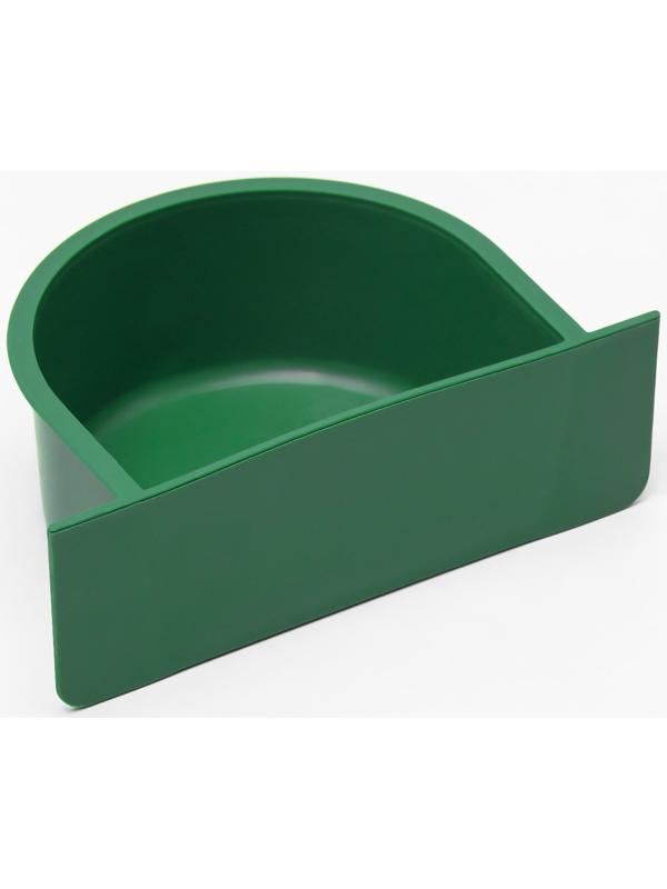 Кормушка для птиц 10,6 х 8,3 х 3,6 см, зeлёная
