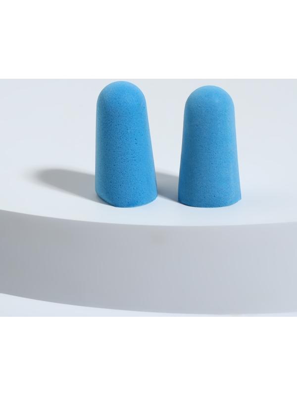 Беруши, 2.5×1 см, набор - 5 пар, в футляре, разноцветные