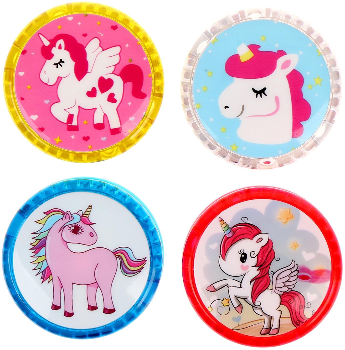 Йо-йо «Единорог», световой, МИКС