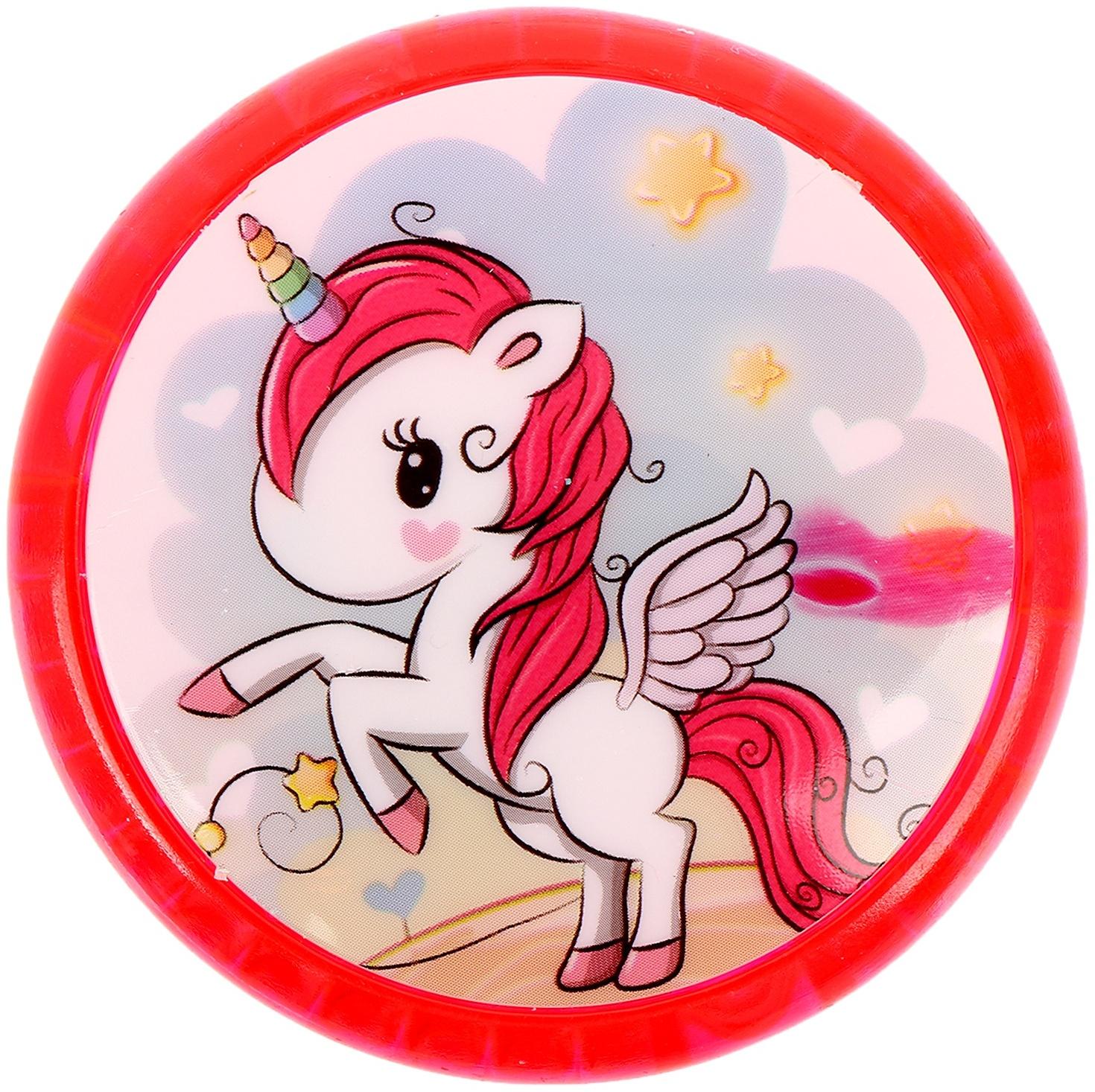 Йо-йо «Единорог», световой, МИКС