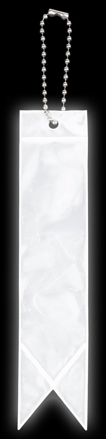 Светоотражающий элемент «Флажок», двусторонний, 15 × 3 см, цвет серый