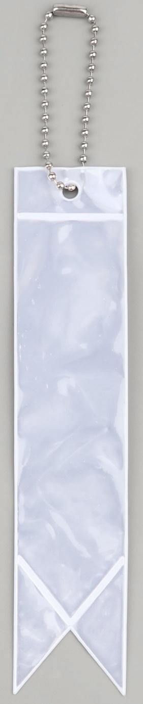 Светоотражающий элемент «Флажок», двусторонний, 15 × 3 см, цвет серый