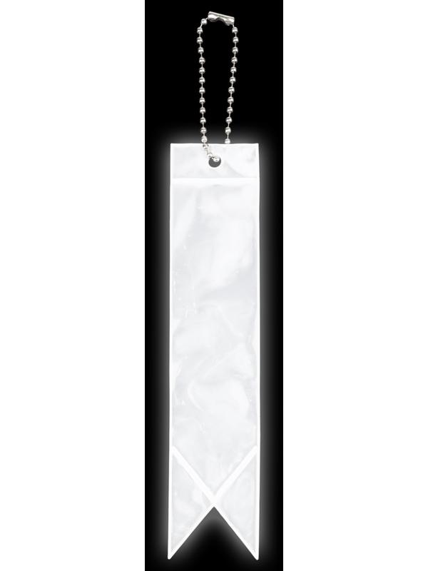 Светоотражающий элемент «Флажок», двусторонний, 15 × 3 см, цвет серый