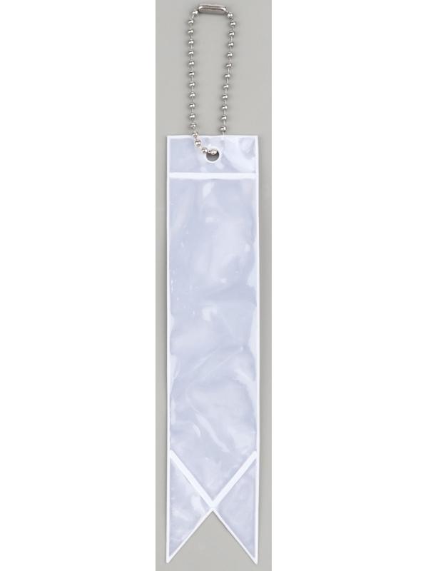 Светоотражающий элемент «Флажок», двусторонний, 15 × 3 см, цвет серый