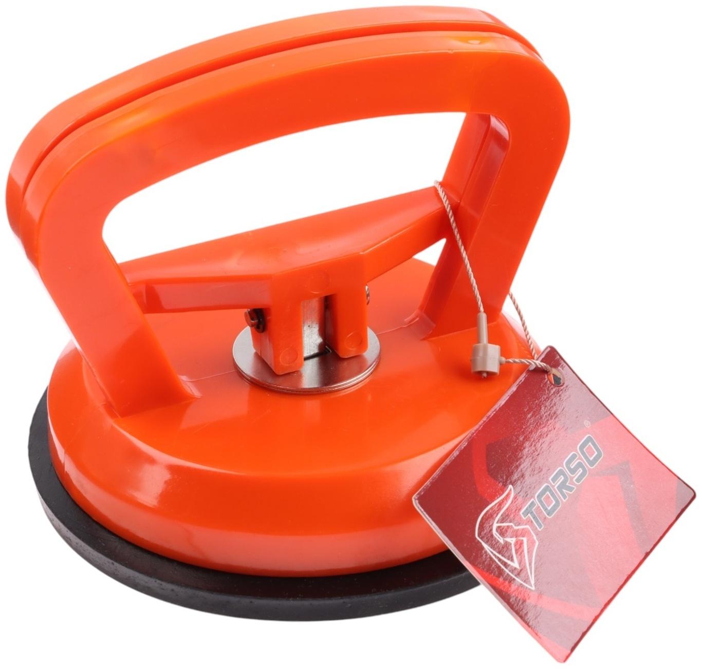 Вакуумная присоска для стекла TORSO, d 12 см, оранжевый