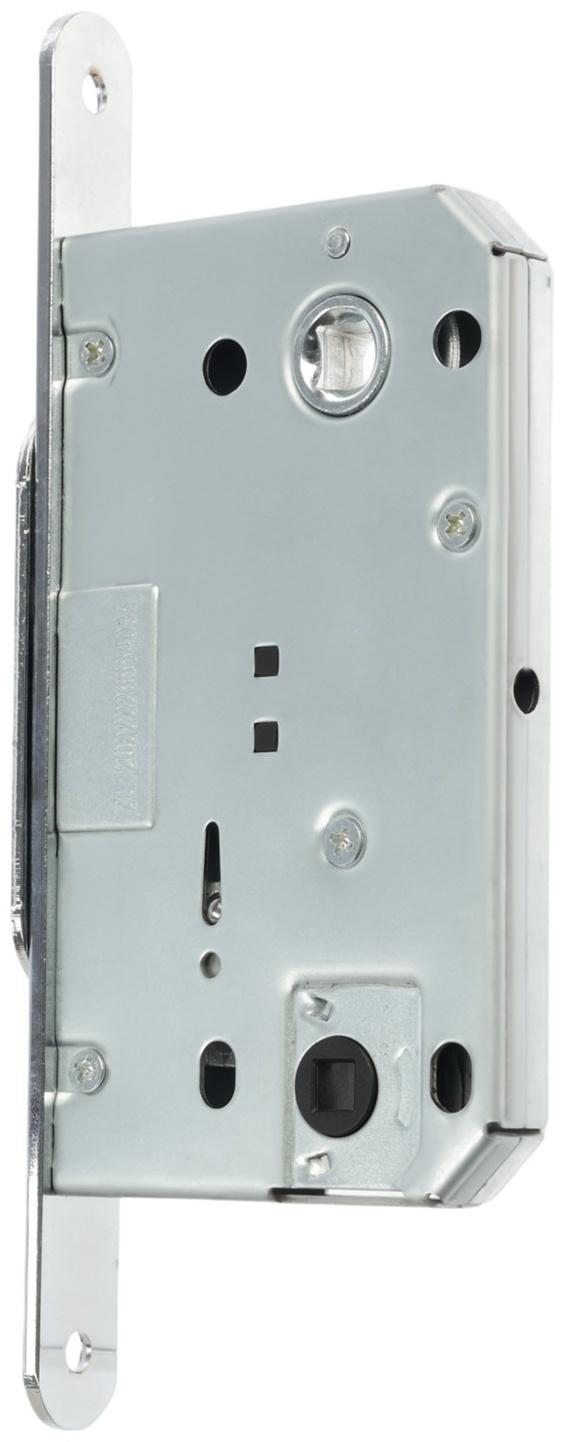 Защелка врезная LOCKLAND ZLK1CP, цвет хром, м/о 96 мм, пластиковый язычок