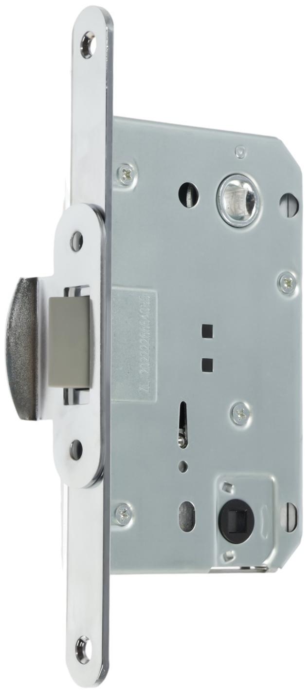 Защелка врезная LOCKLAND ZLK1CP, цвет хром, м/о 96 мм, пластиковый язычок