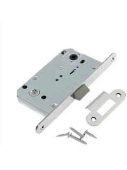 Защелка врезная LOCKLAND ZLK1CP, цвет хром, м/о 96 мм, пластиковый язычок