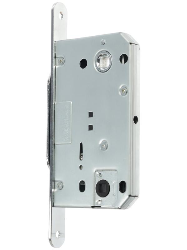 Защелка врезная LOCKLAND ZLK1CP, цвет хром, м/о 96 мм, пластиковый язычок