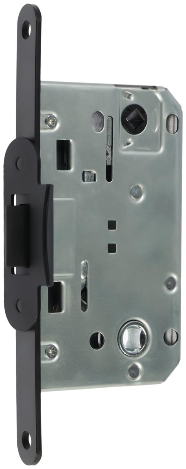 Защелка врезная LOCKLAND ZLK1BL, цвет черный, м/о 96 мм, пластиковый язычок