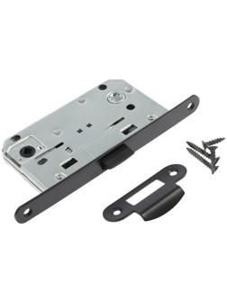 Защелка врезная LOCKLAND ZLK1BL, цвет черный, м/о 96 мм, пластиковый язычок