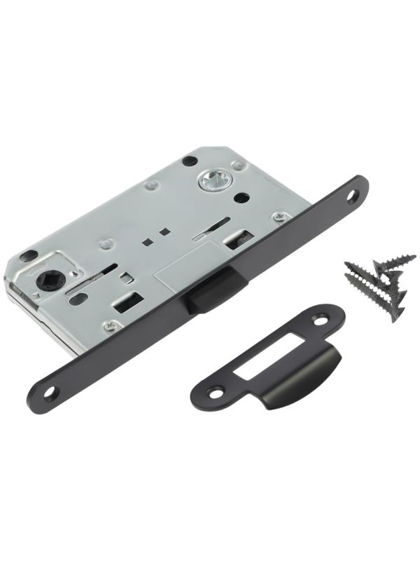 Защелка врезная LOCKLAND ZLK1BL, цвет черный, м/о 96 мм, пластиковый язычок