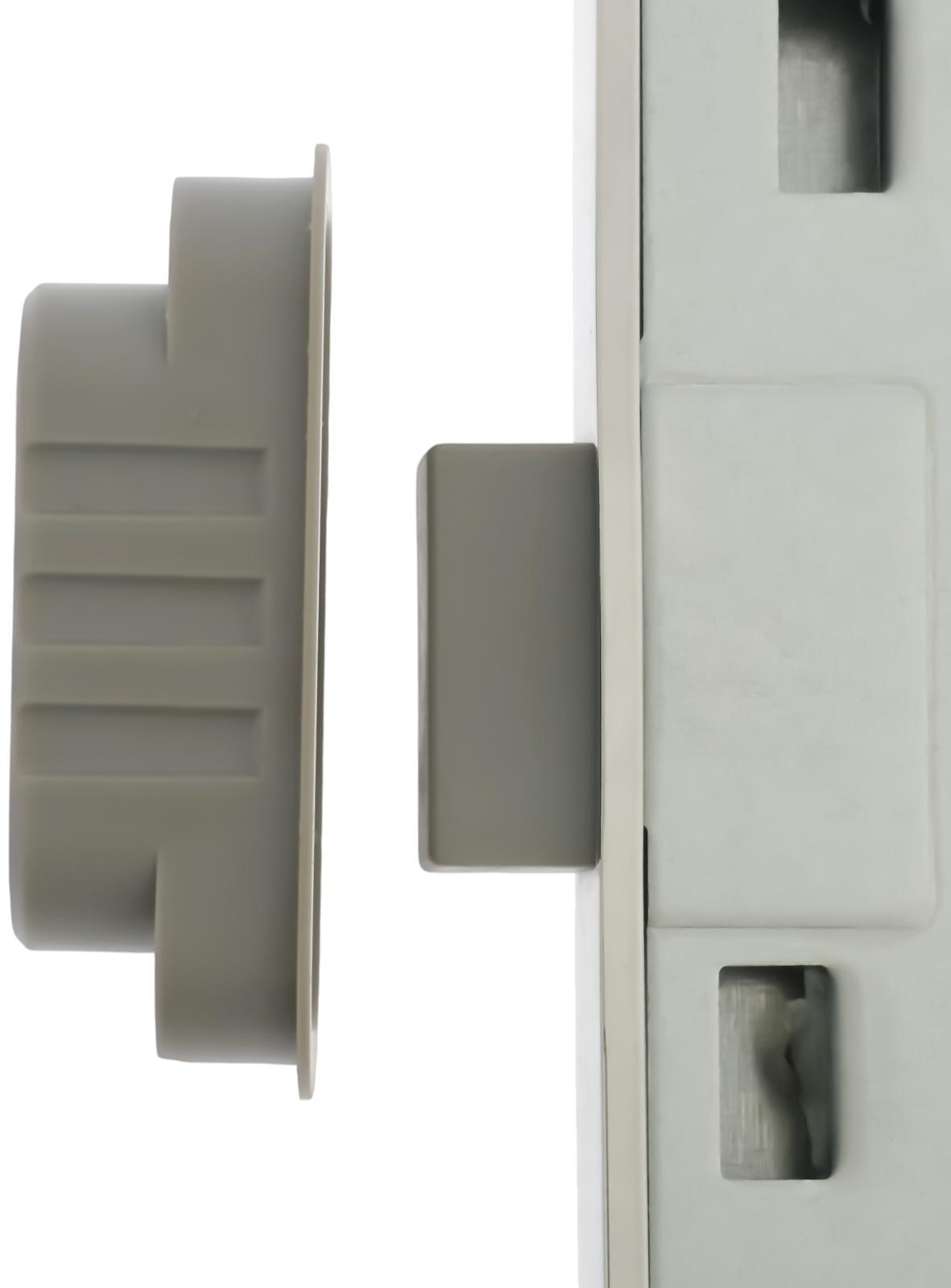 Защелка врезная магнитная LOCKLAND ZLK4CP, под цилиндр, цвет хром