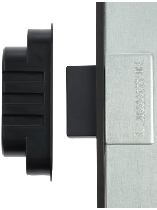 Защелка врезная магнитная LOCKLAND ZLK4BL, под цилиндр, цвет черный