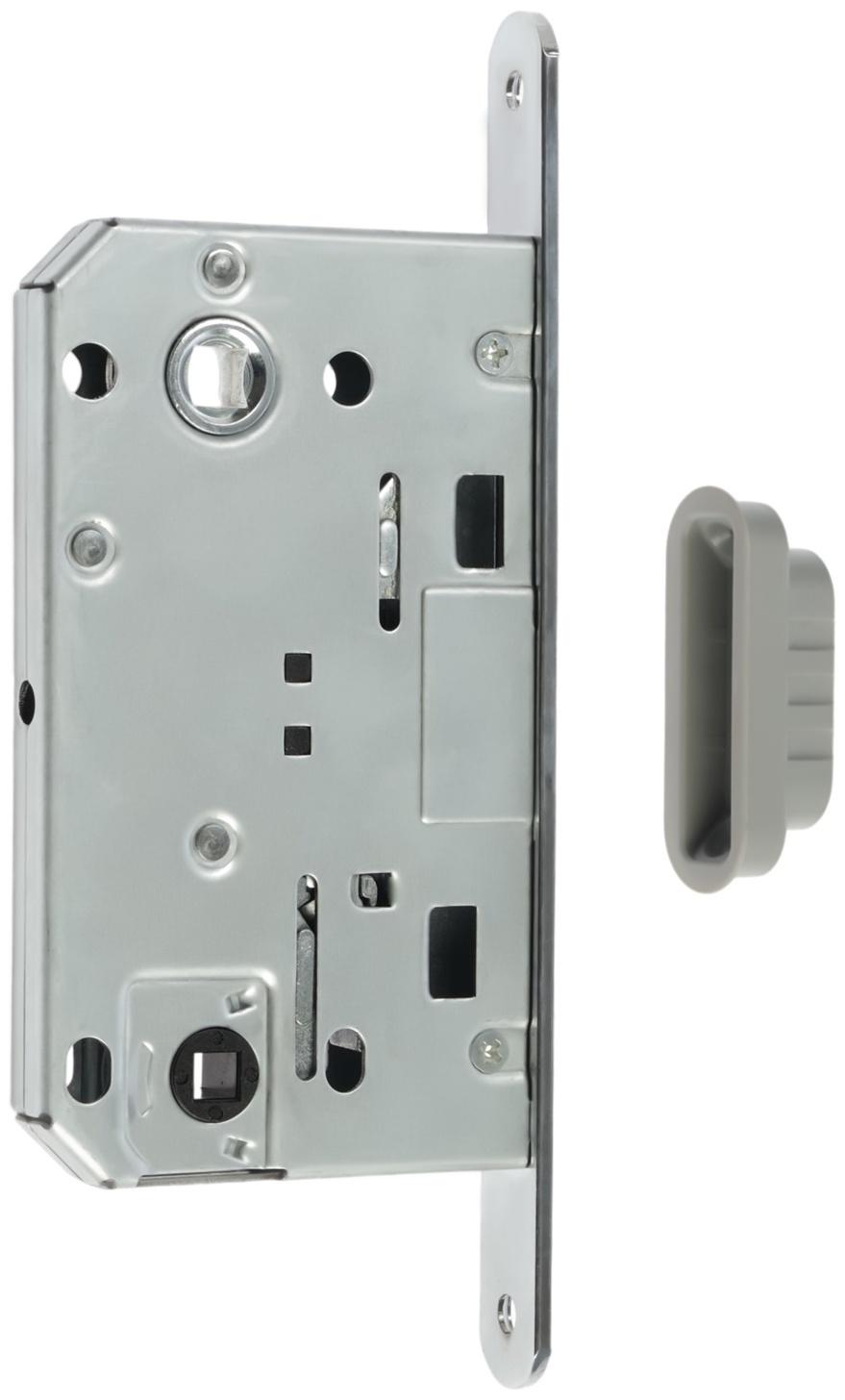 Защелка врезная магнитная LOCKLAND ZLK5CP, цвет хром, м/о 96 мм