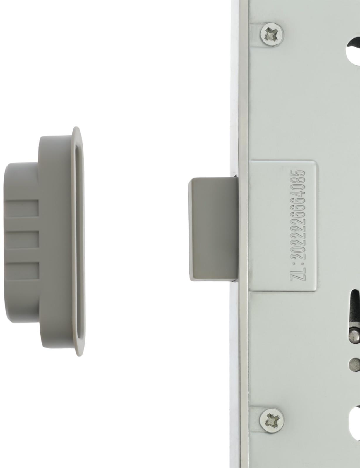 Защелка врезная магнитная LOCKLAND ZLK5CP, цвет хром, м/о 96 мм