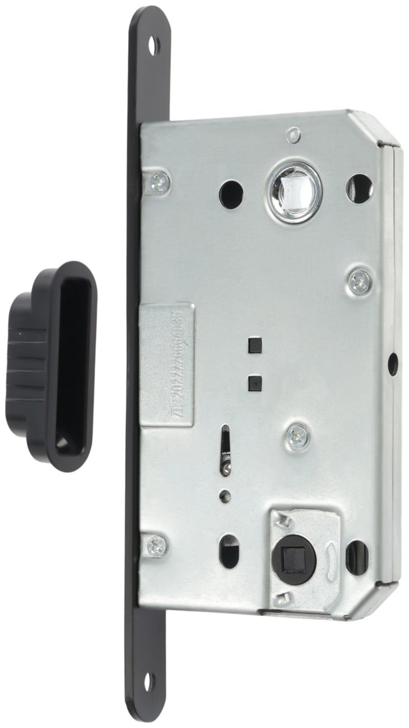 Защелка врезная магнитная LOCKLAND ZLK5BL, цвет черный, м/о 96 мм