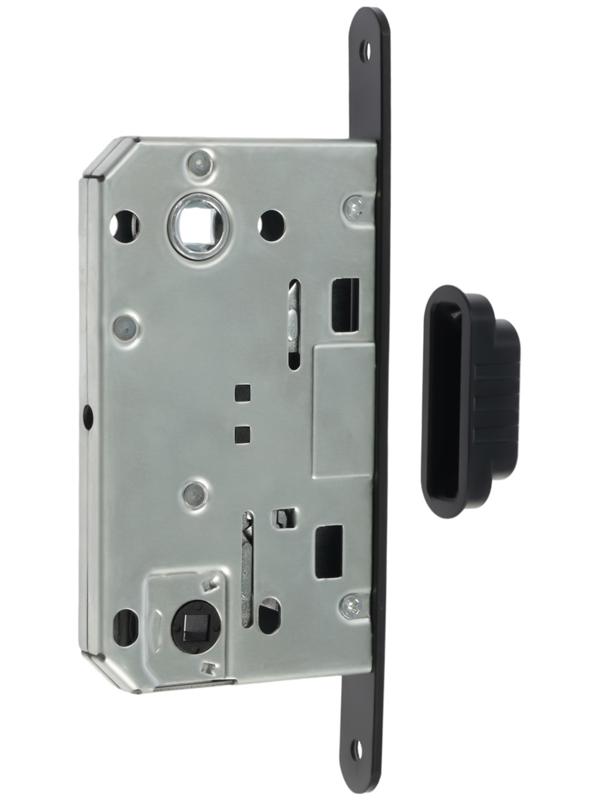 Защелка врезная магнитная LOCKLAND ZLK5BL, цвет черный, м/о 96 мм