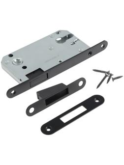 Защелка врезная магнитная LOCKLAND ZLK6BL, под цилиндр, цвет черный