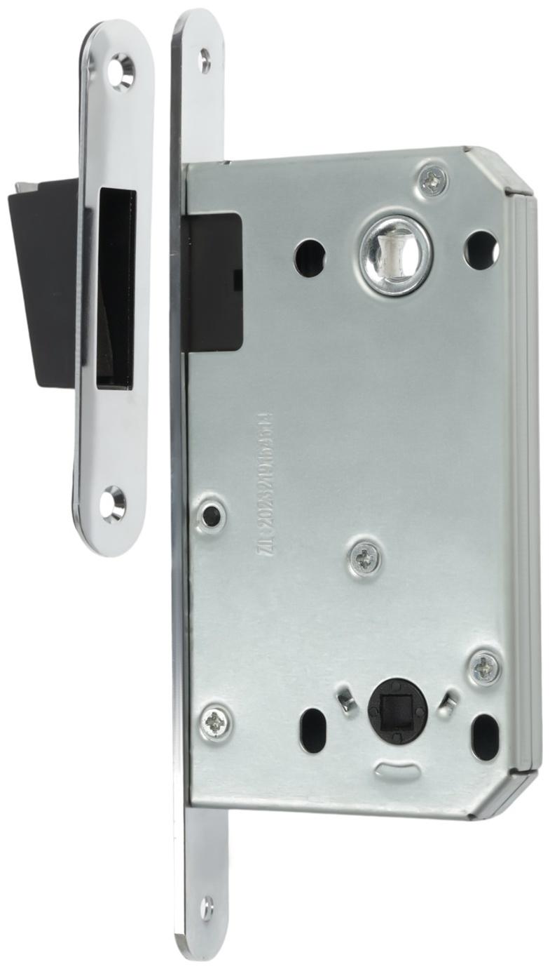 Защелка врезная магнитная LOCKLAND ZLK7CP, под завертку, цвет хром