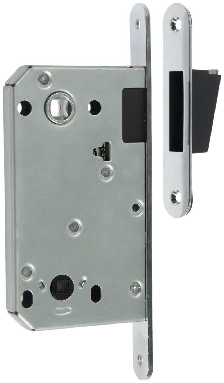 Защелка врезная магнитная LOCKLAND ZLK7CP, под завертку, цвет хром