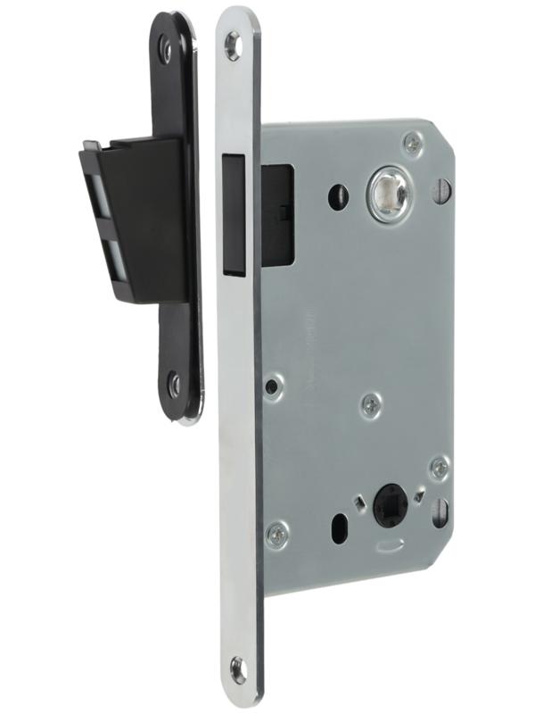 Защелка врезная магнитная LOCKLAND ZLK7CP, под завертку, цвет хром