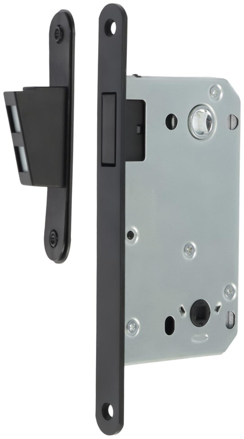 Защелка врезная магнитная LOCKLAND ZLK7BL, под завертку, цвет черный