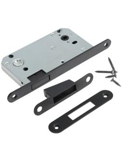 Защелка врезная магнитная LOCKLAND ZLK7BL, под завертку, цвет черный