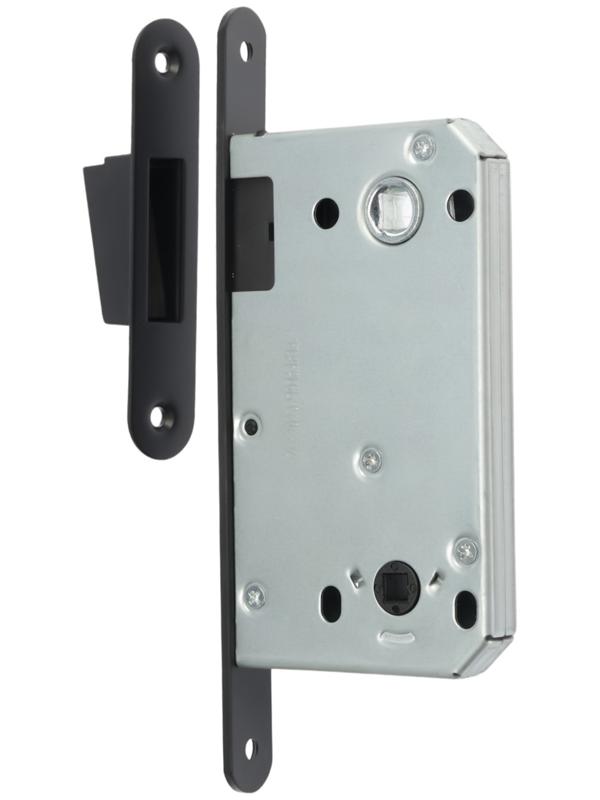 Защелка врезная магнитная LOCKLAND ZLK7BL, под завертку, цвет черный