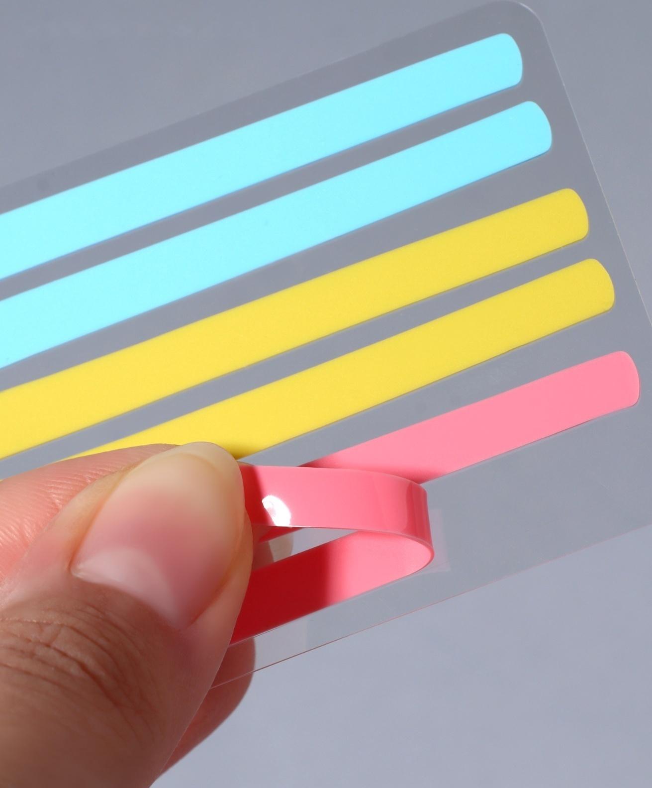 Компенсаторы для ламинирования ресниц, набор - 6 штук, 5,8 × 0,5 см, розовый/жёлтый/синий