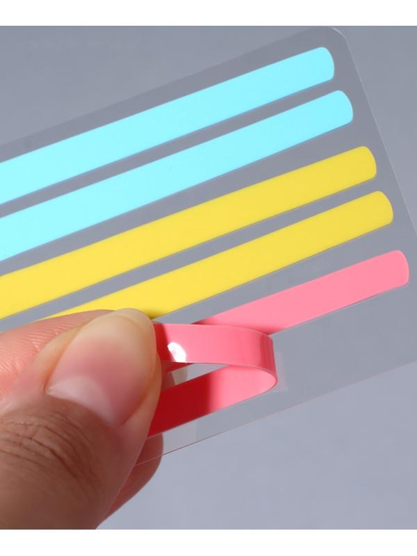 Компенсаторы для ламинирования ресниц, набор - 6 штук, 5,8 × 0,5 см, розовый/жёлтый/синий