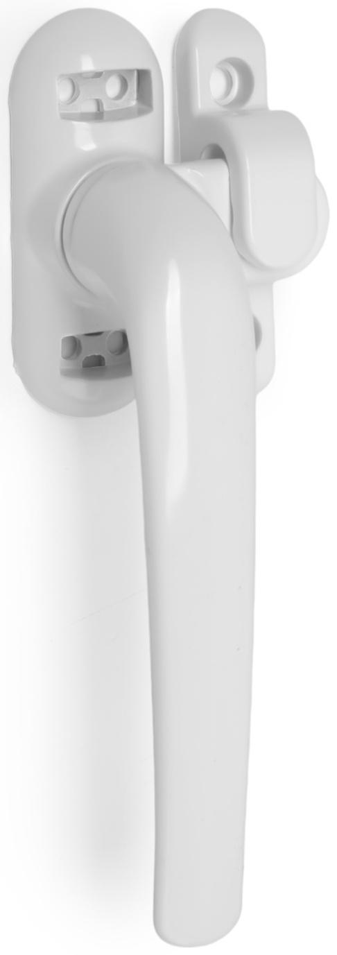 Ручка оконная ТУНДРА 004WH, металлическая, белая