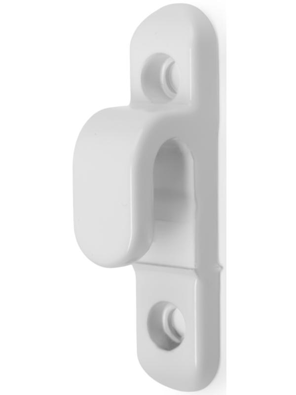 Ручка оконная ТУНДРА 004WH, металлическая, белая