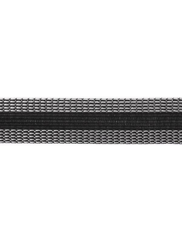 Лента для подгибания швов, термоклеевая, 2,5 см, 50 м, цвет чёрный