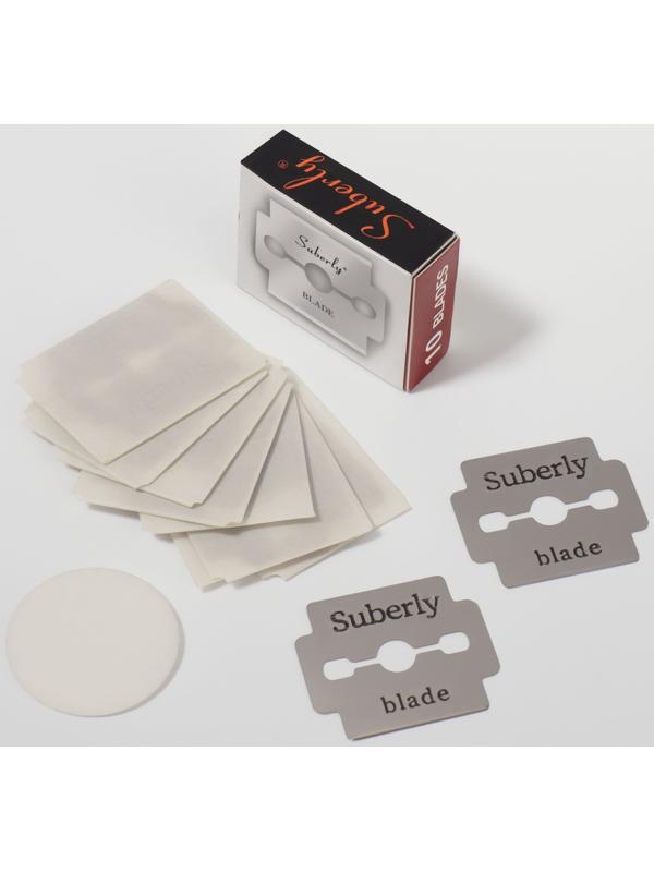 Набор для педикюра, 9 предметов, в пакете, чёрный