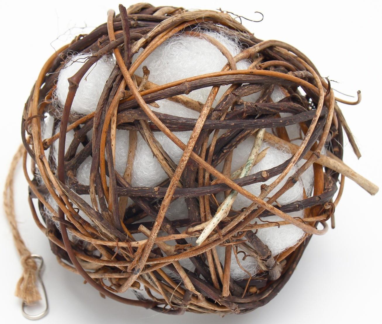 Гнездо из лозы 15 гр