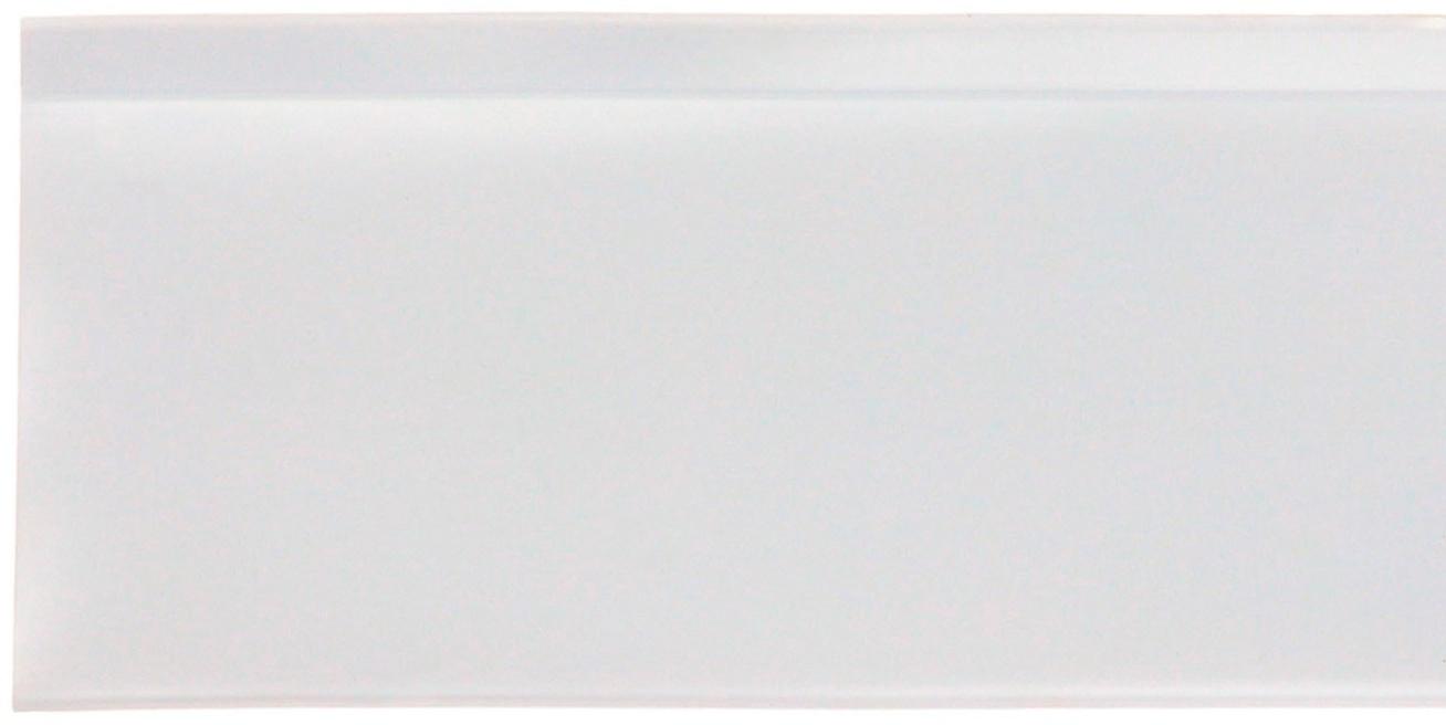 Плинтус ПВХ самоклеящийся, 200см/8см, белый