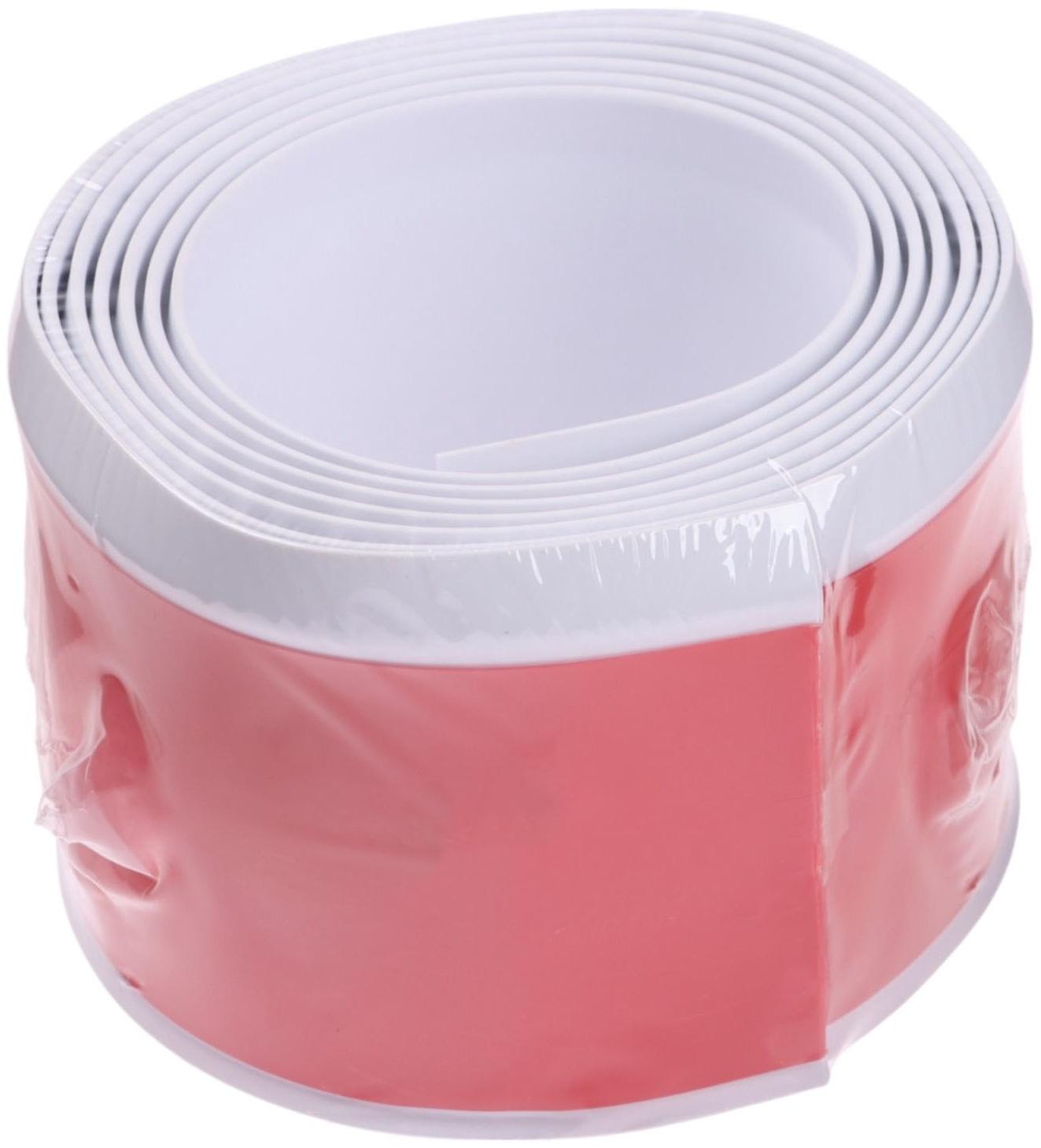 Плинтус ПВХ самоклеящийся, 200см/8см, белый