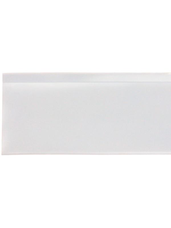 Плинтус ПВХ самоклеящийся, 200см/8см, белый