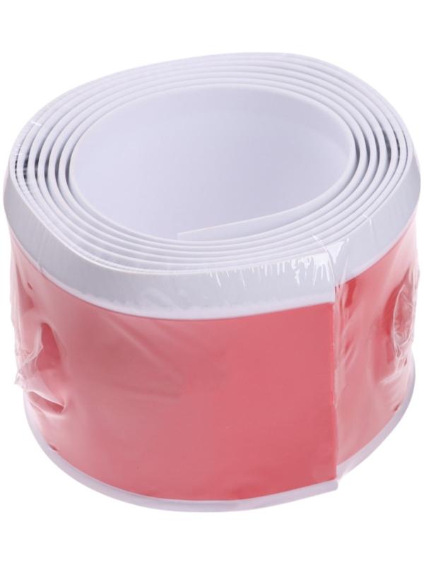 Плинтус ПВХ самоклеящийся, 200см/8см, белый