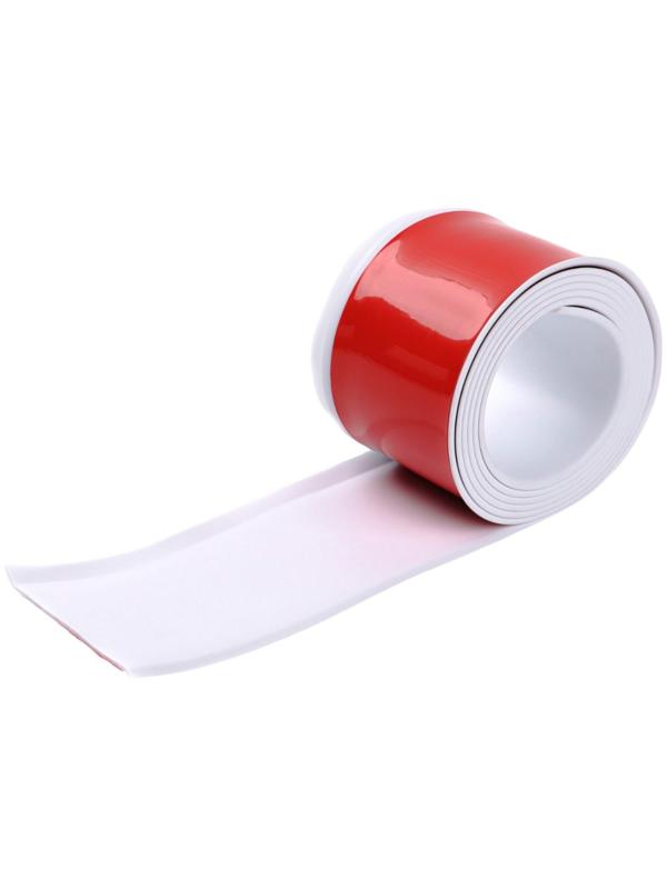 Плинтус ПВХ самоклеящийся, 200см/8см, белый