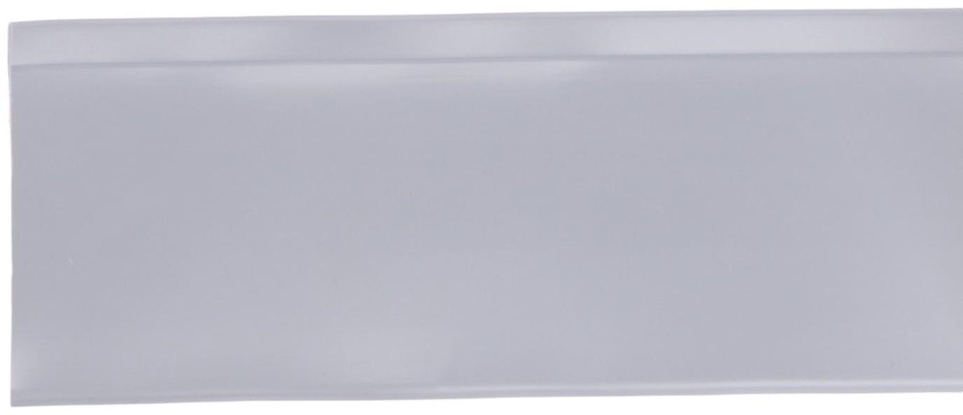 Плинтус ПВХ самоклеящийся, 200см/8см, серый
