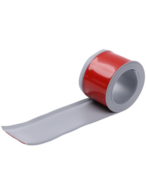 Плинтус ПВХ самоклеящийся, 200см/8см, серый