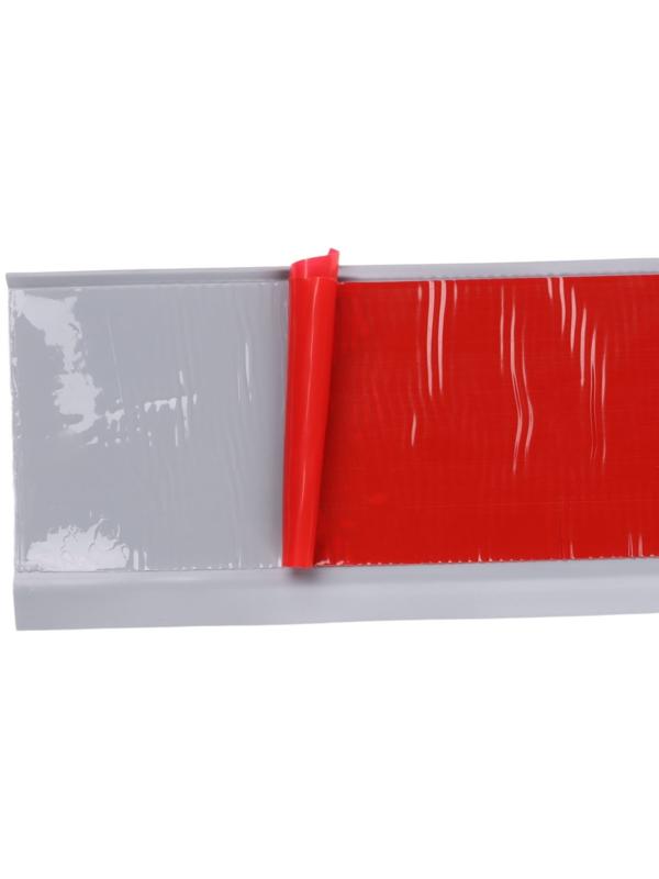 Плинтус ПВХ самоклеящийся, 200см/8см, серый