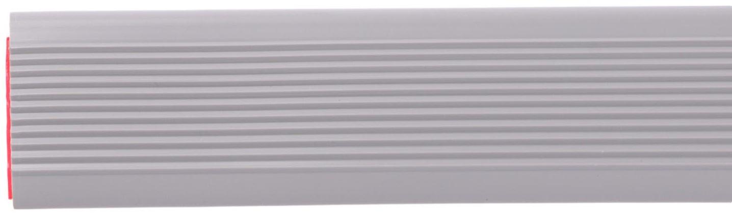 Накладка антискользящая на ступеньки угловая, 1м, серая