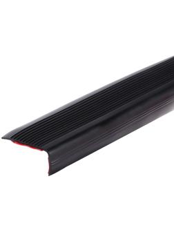 Накладка антискользящая на ступеньки угловая, 1м, черная