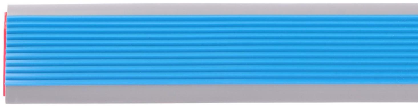 Накладка антискользящая на ступеньки угловая, 1м, синяя